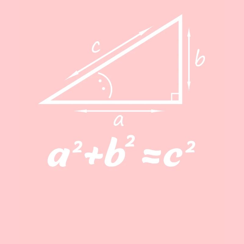 Cadeau de théorème de Pythagore pour un nerd de professeur de mathématiques