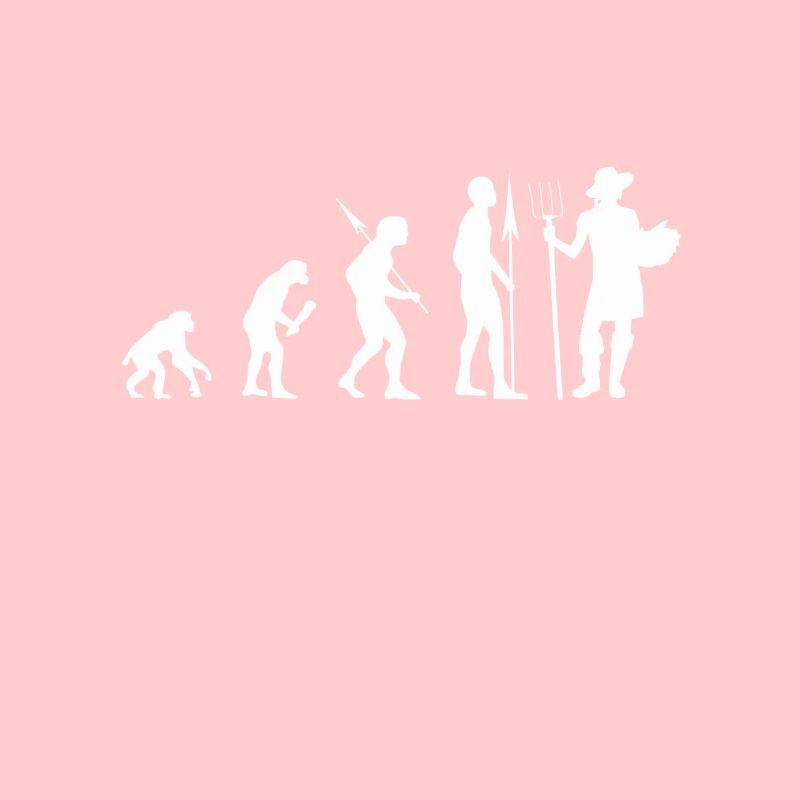 Gartenarbeit Evolution Gärtner Geschenk