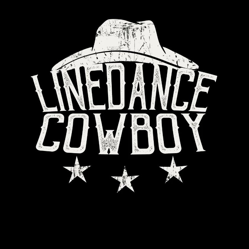 Linedance Cowboy Linedancer cadeau