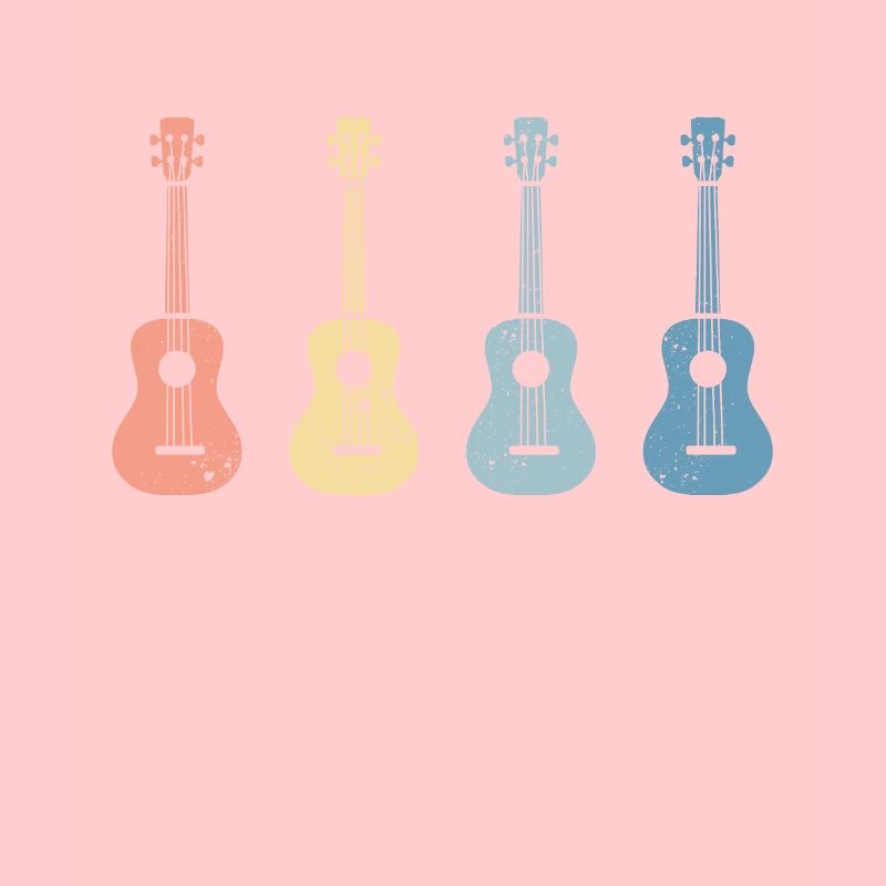 Rétro Vintage Ukulele Uke Funny Gift