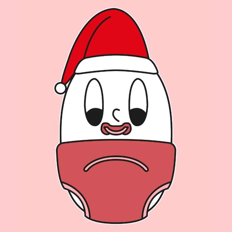 Weihnachts-Baby Ei