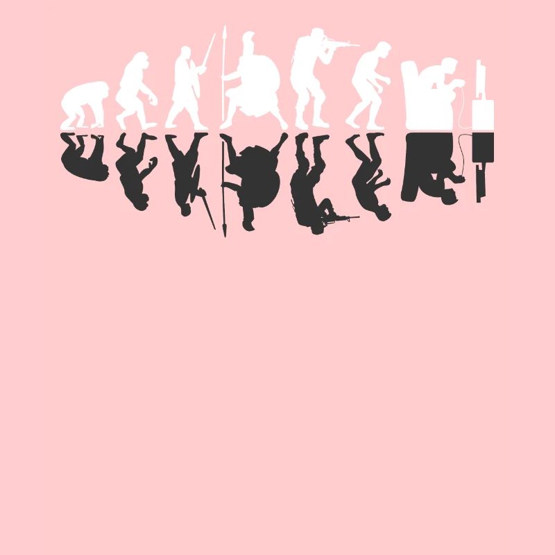 Gamer Evolution Zocker Entwicklung Gaming