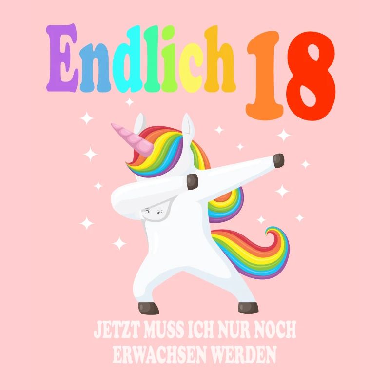18. Geburtstag Einhorn Einhörner Erwachsen