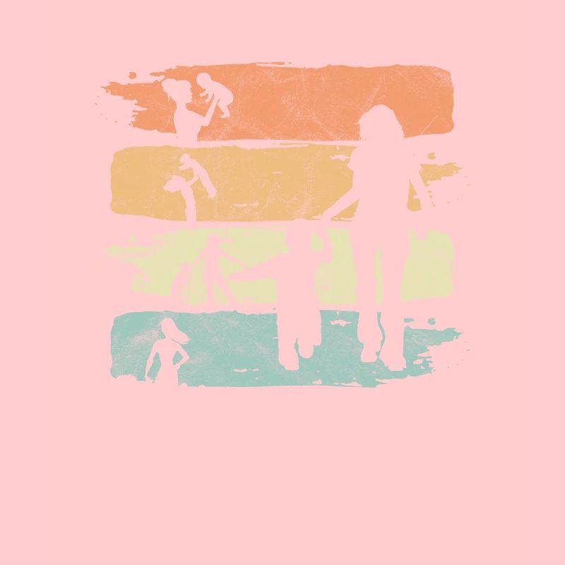 Mama Mutter Kind Retro Geschenkidee