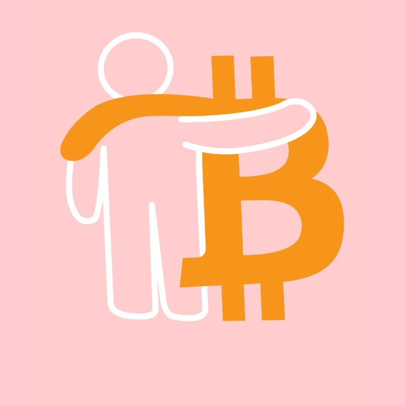 Bitcoin Freunde - Bitcoin BFF Geschenkidee