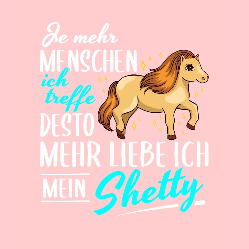 Shetty Pony Spruch Shetlandpony Pferd Geschenk