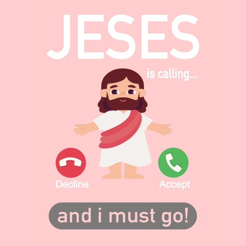 Jeses Is Calling - Telefon Anruf Von Jesus Joke