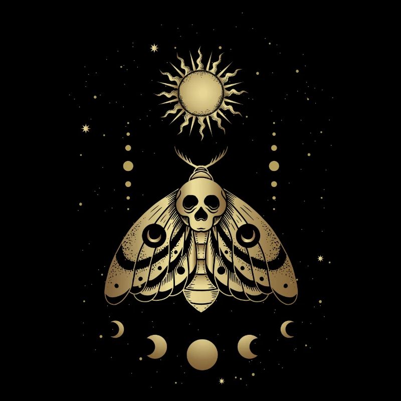 Moth, Moth, Moon Phases, Tarot