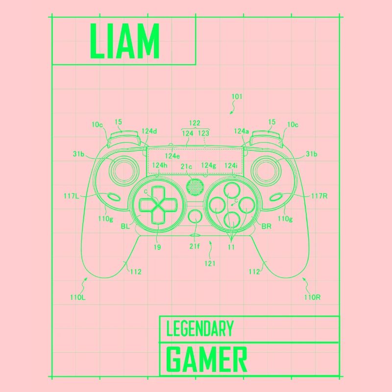 Liam Name Gift Personalized Legendary