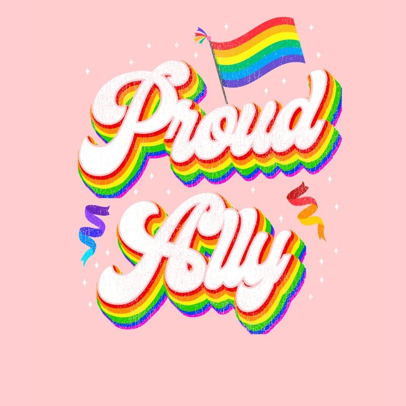 LGBT Pride Proud Ally Rainbow Flag