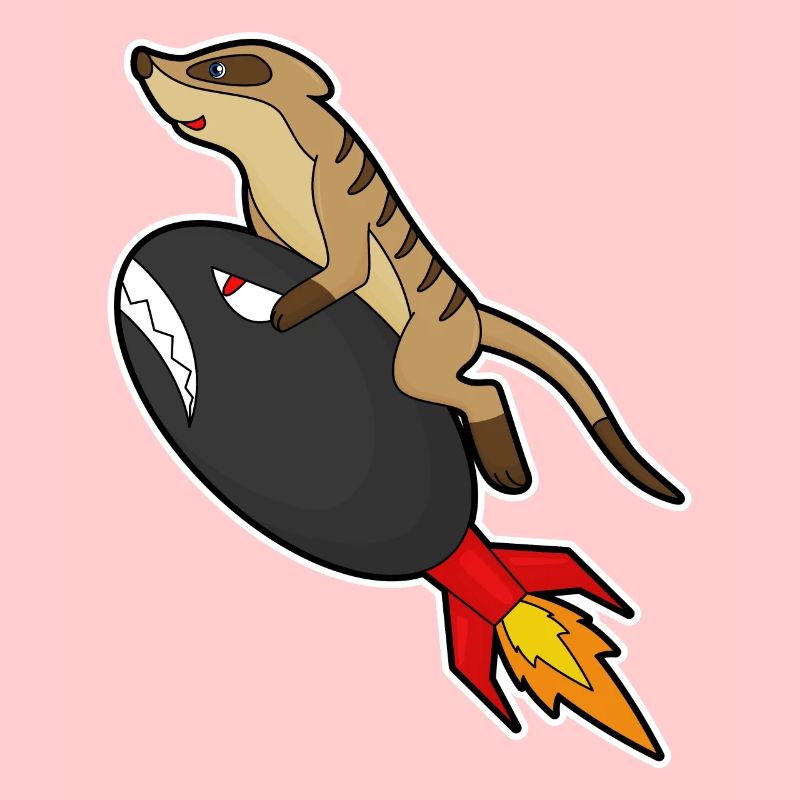 Erdmännchen Rakete