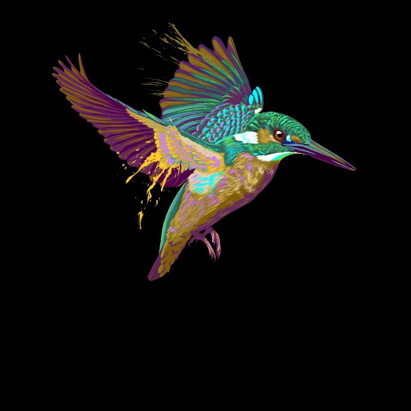 Splash Kingfisher Bird