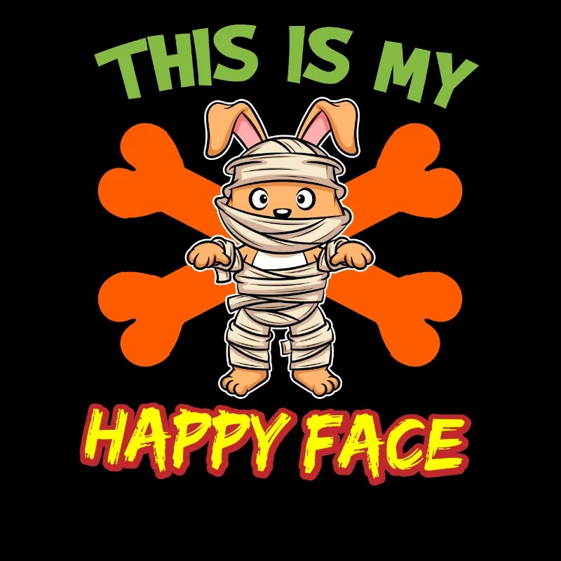 C’est mon visage heureux drôle de monstre d’Halloween