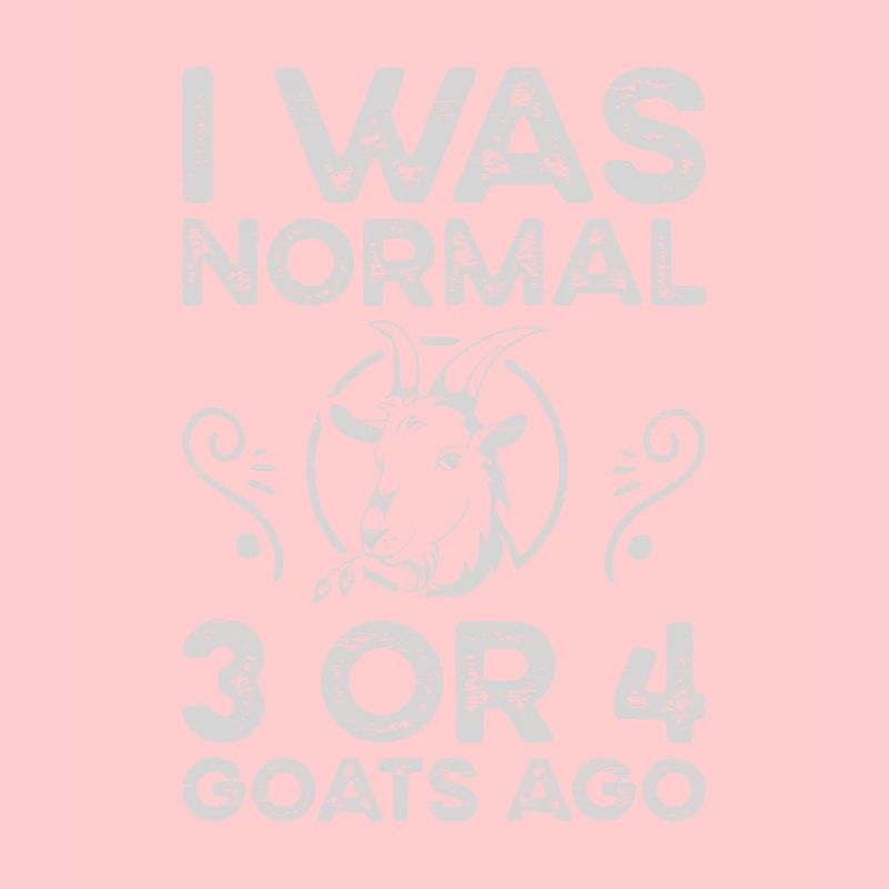 Ich war normal 3 oder 4 Ziegen vor Viehzucht