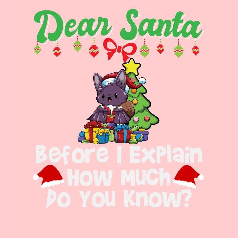 Cher Père Noël avant que j’explique combien savez-vous