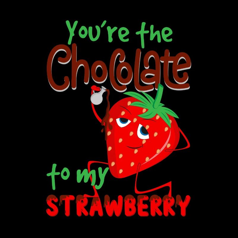 Kombination Erdbeere Schokolade Lecker essen