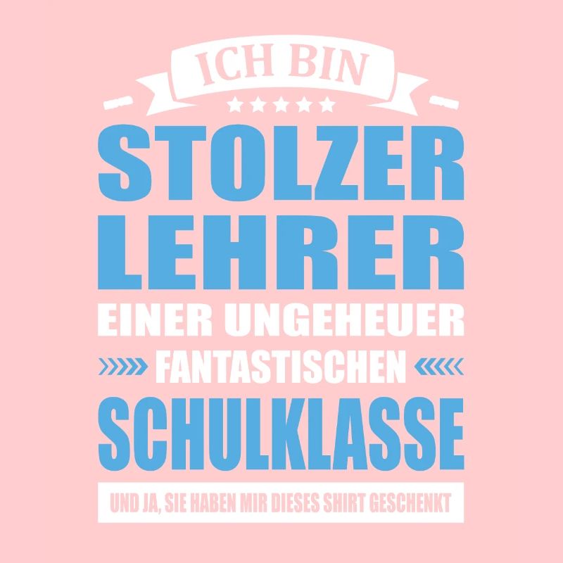 Ich Bin Stolzer Lehrer Abschied Schulklasse