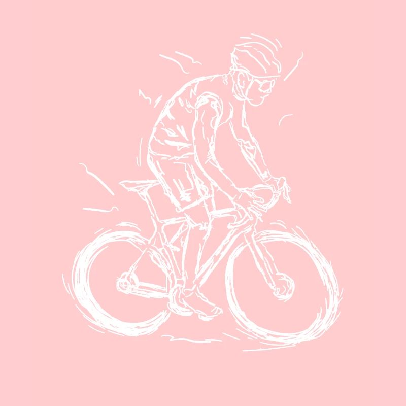 Radfahrer Zeichnung