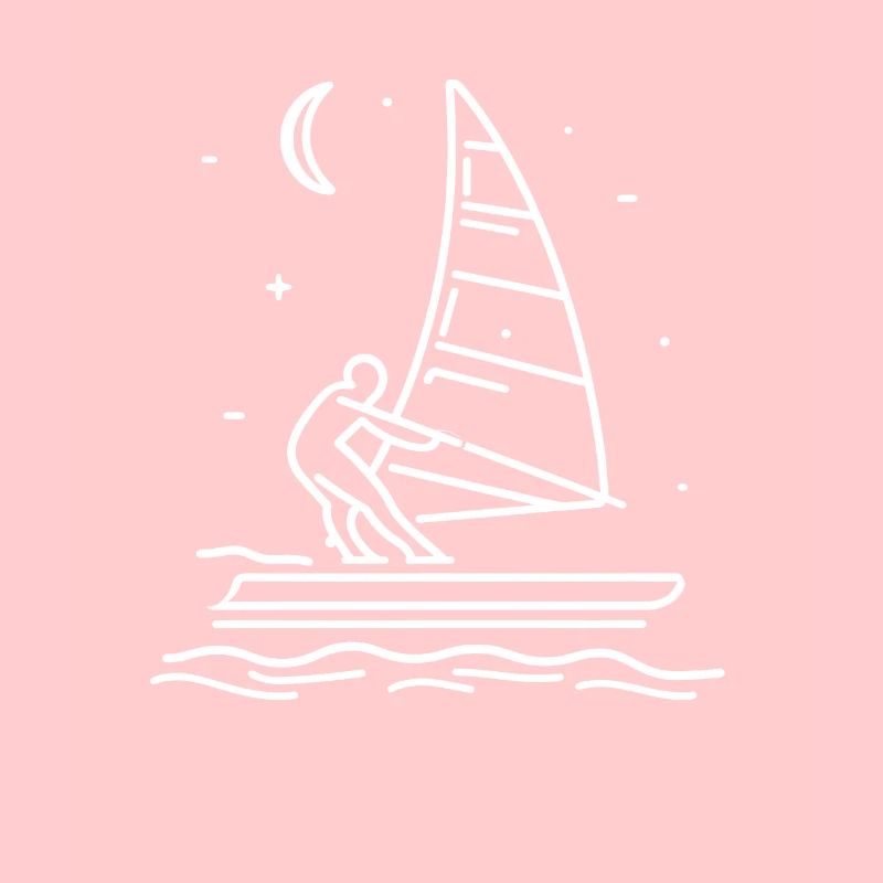 Windsurfer Zeichnung