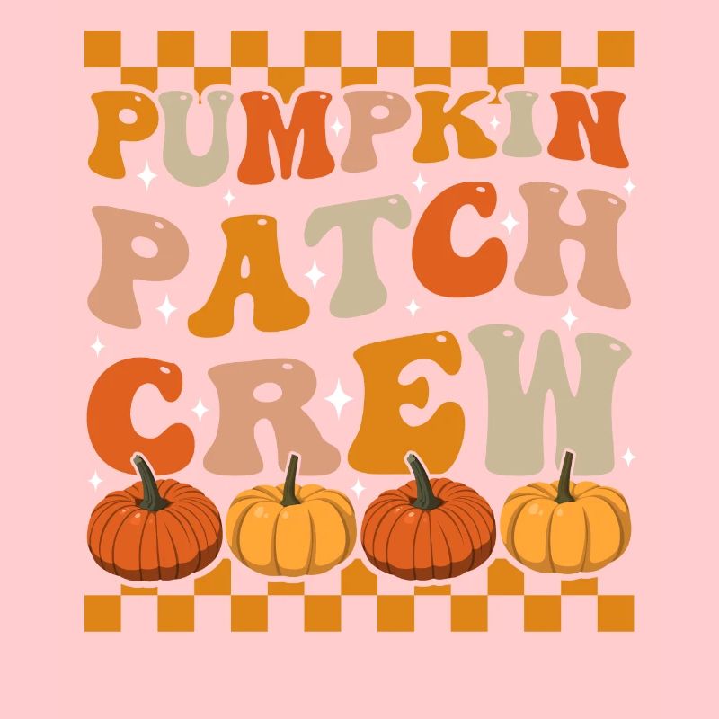 Groovy Pumpkin Patch Crew Herbst Kürbisse