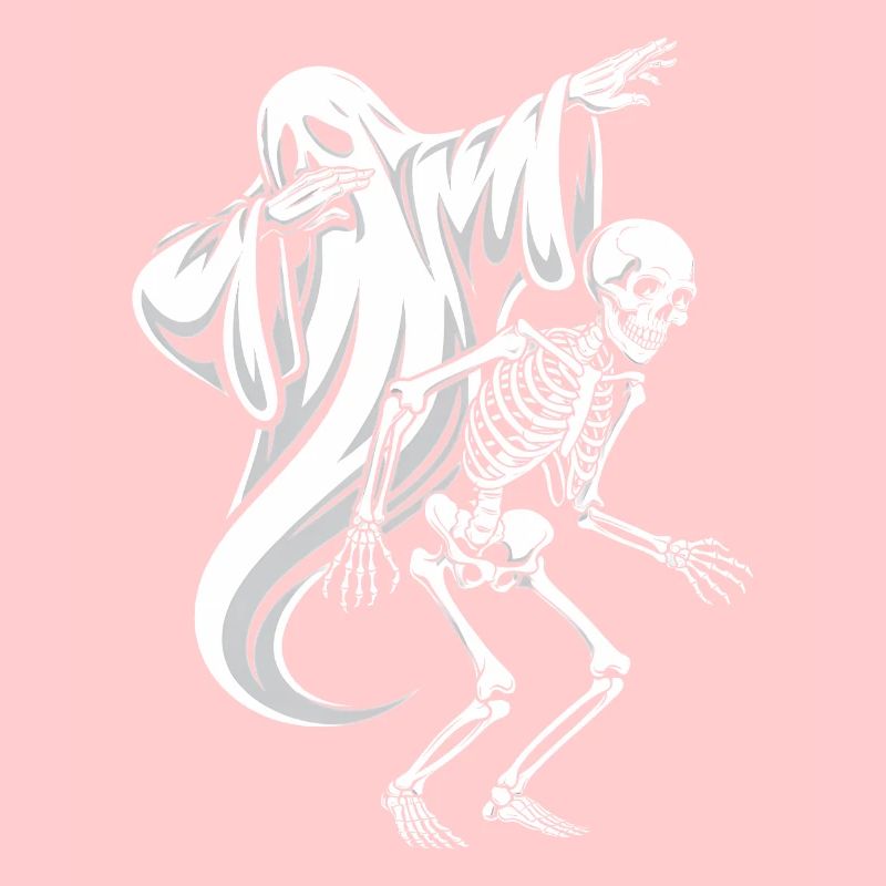 Halloween Dabbing Ghost Squelette Cadeau effrayant
