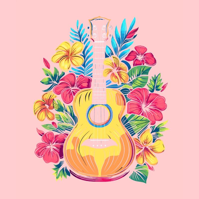 Ukulele Comic Look