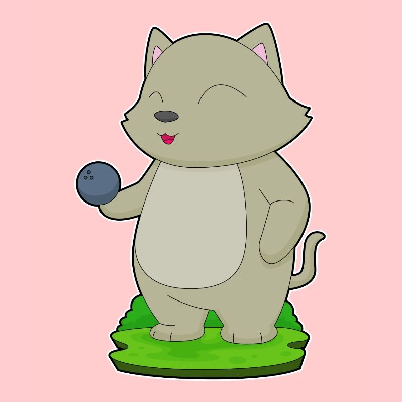 Katze Bowling Bowlingkugel