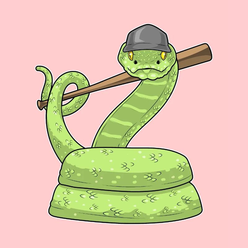 Snake Baseball Batte de baseball