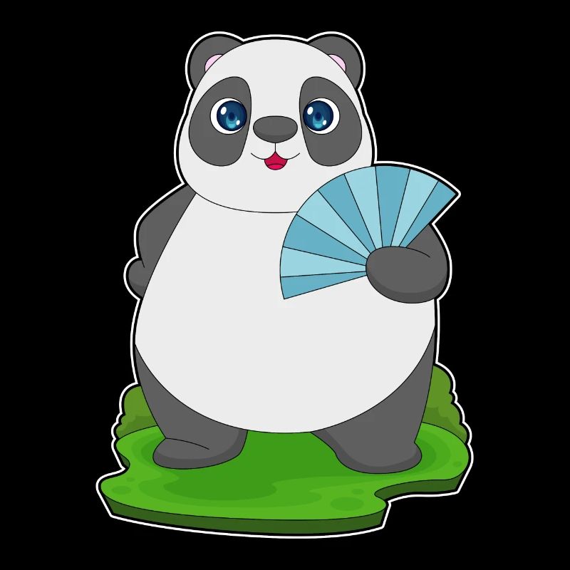 Panda Handheld Fan