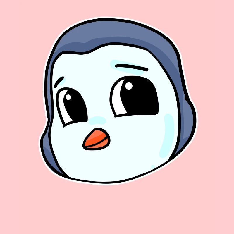 Pinguin Kopf Vogel Seevogel