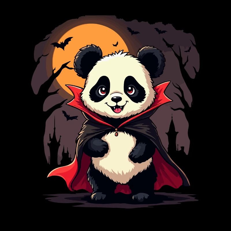 Vampire Panda Spook pouf !