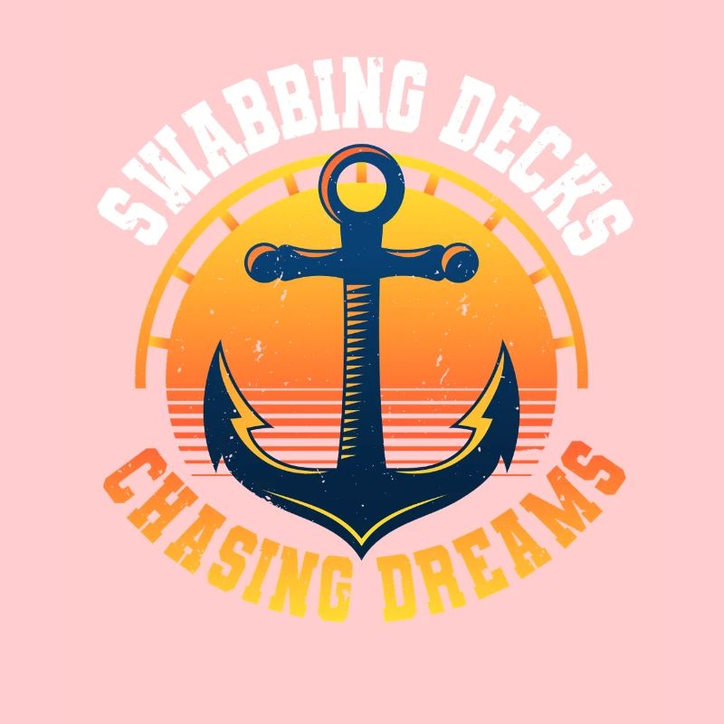 Deckhand Deckhelfer Swabbing Decks