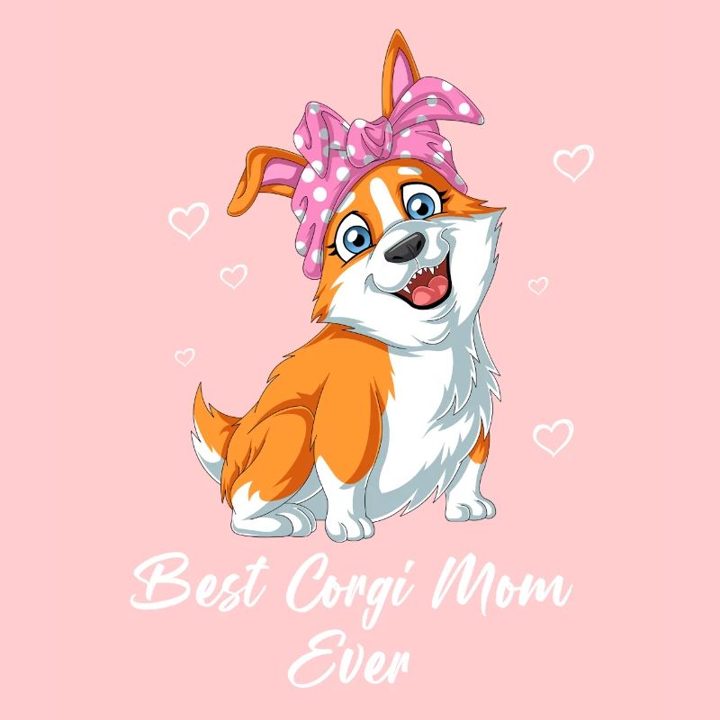 Süße Corgi Mama Statement Muttertagsgeschenk