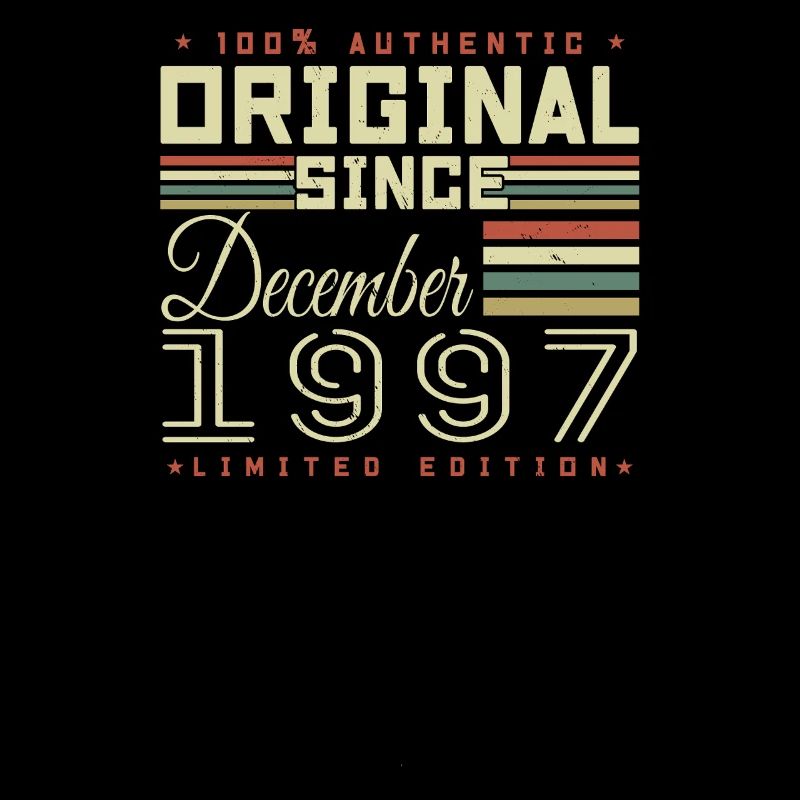Anniversaire 28 ans | Originale Décembre 1997
