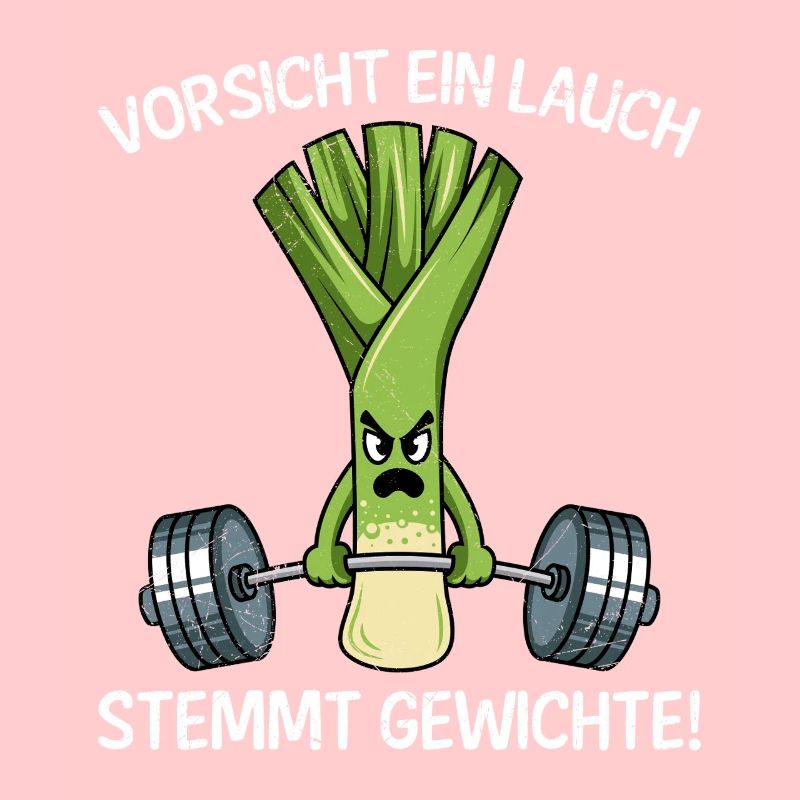 Gewichtheber VORSICHT EIN LAUCH STEMMT GEWICHTE