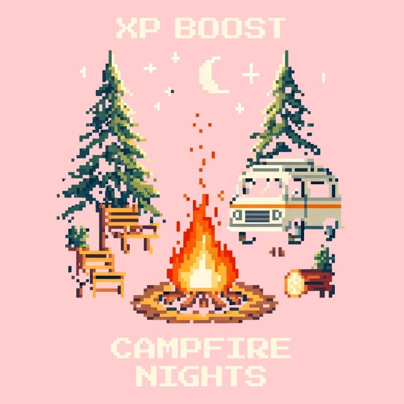 Nuits de feu de camp avec boost d’XP | Van Life