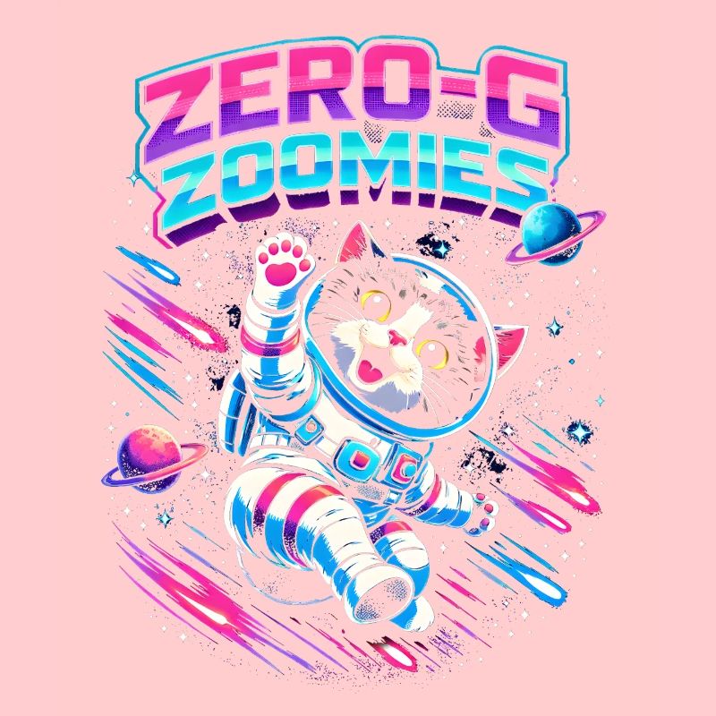 Null-G Zoomies | Astro Cat Space Humor