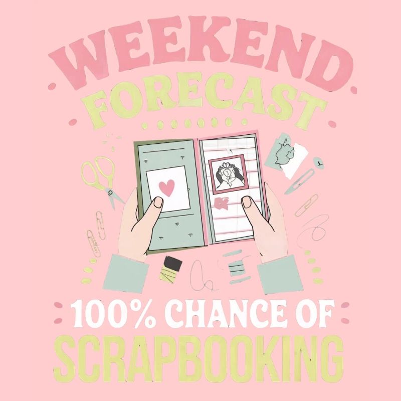 Wochenende Scrapbooking Vorhersage