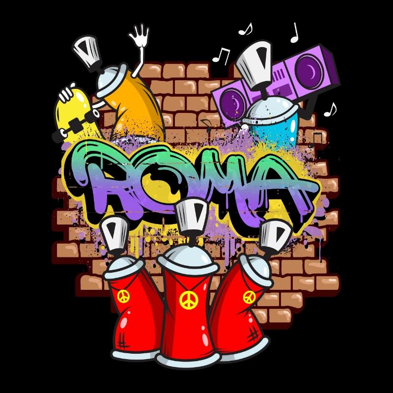 Rome Roma Italy Graffiti Spray Sprayer Spray Cans