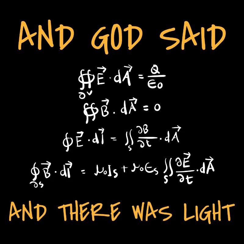 Maxwell Equation Funny Physics Joke Professor