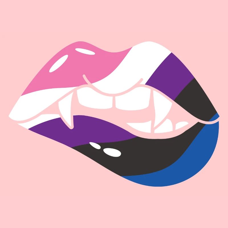 Bouche de vampire d’Halloween