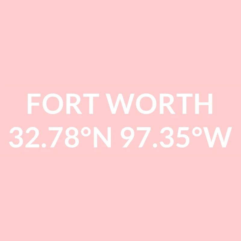 Fort Worth, Texas, USA Coordinates