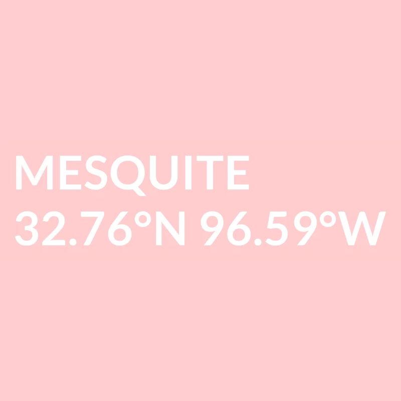 Mesquite, Texas, USA Coordinates