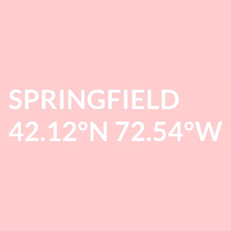 Coordonnées Springfield, Massachusetts, États-Unis