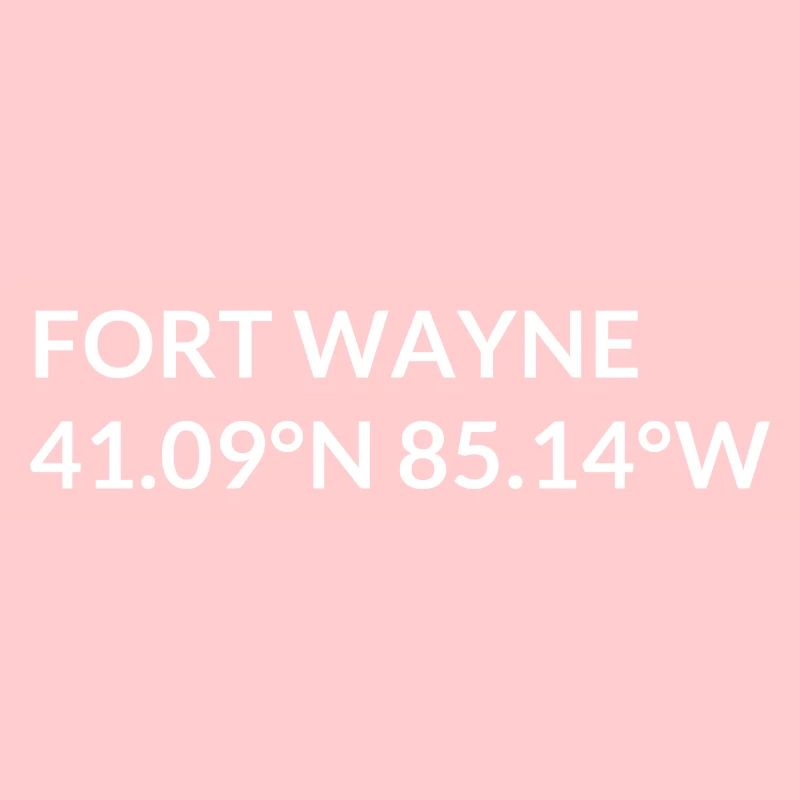 Coordonnées de Fort Wayne, Indiana, États-Unis