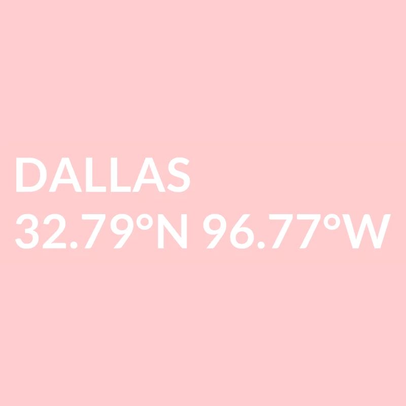 Dallas Texas USA Coordinates