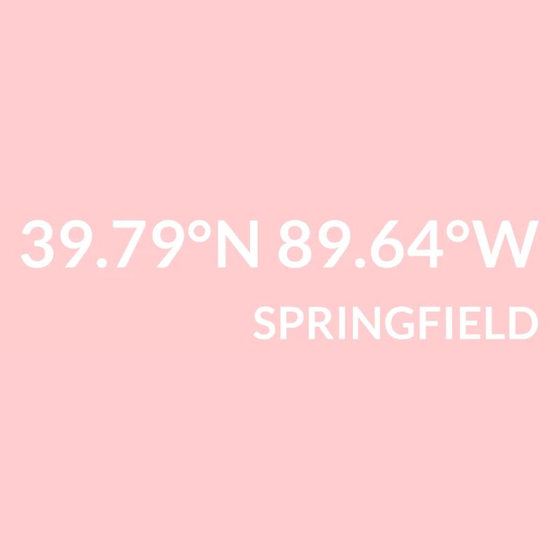 Springfield, Illinois, United States Coordinates