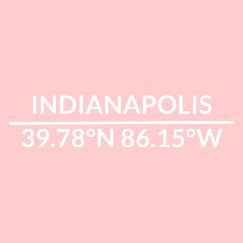 Indianapolis, Indiana, USA Coordinates