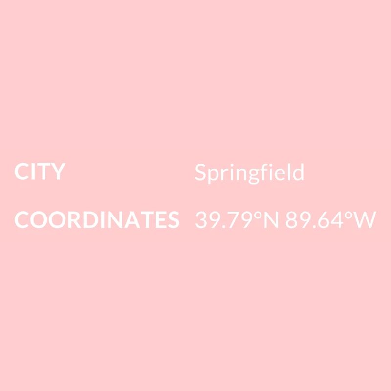 Springfield, Illinois, USA coordinates