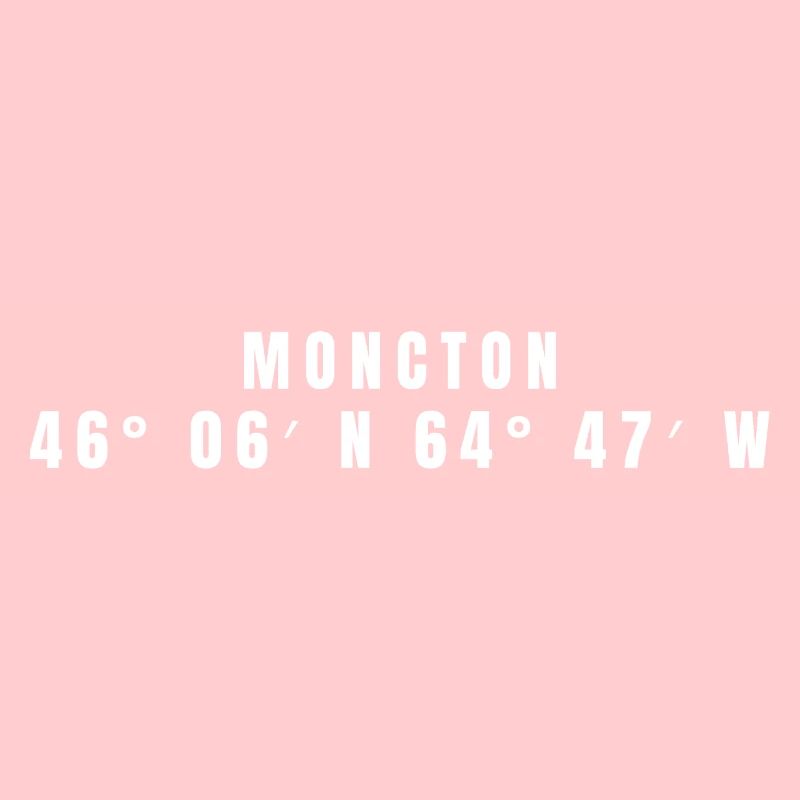 Coordonnées Moncton, Canada